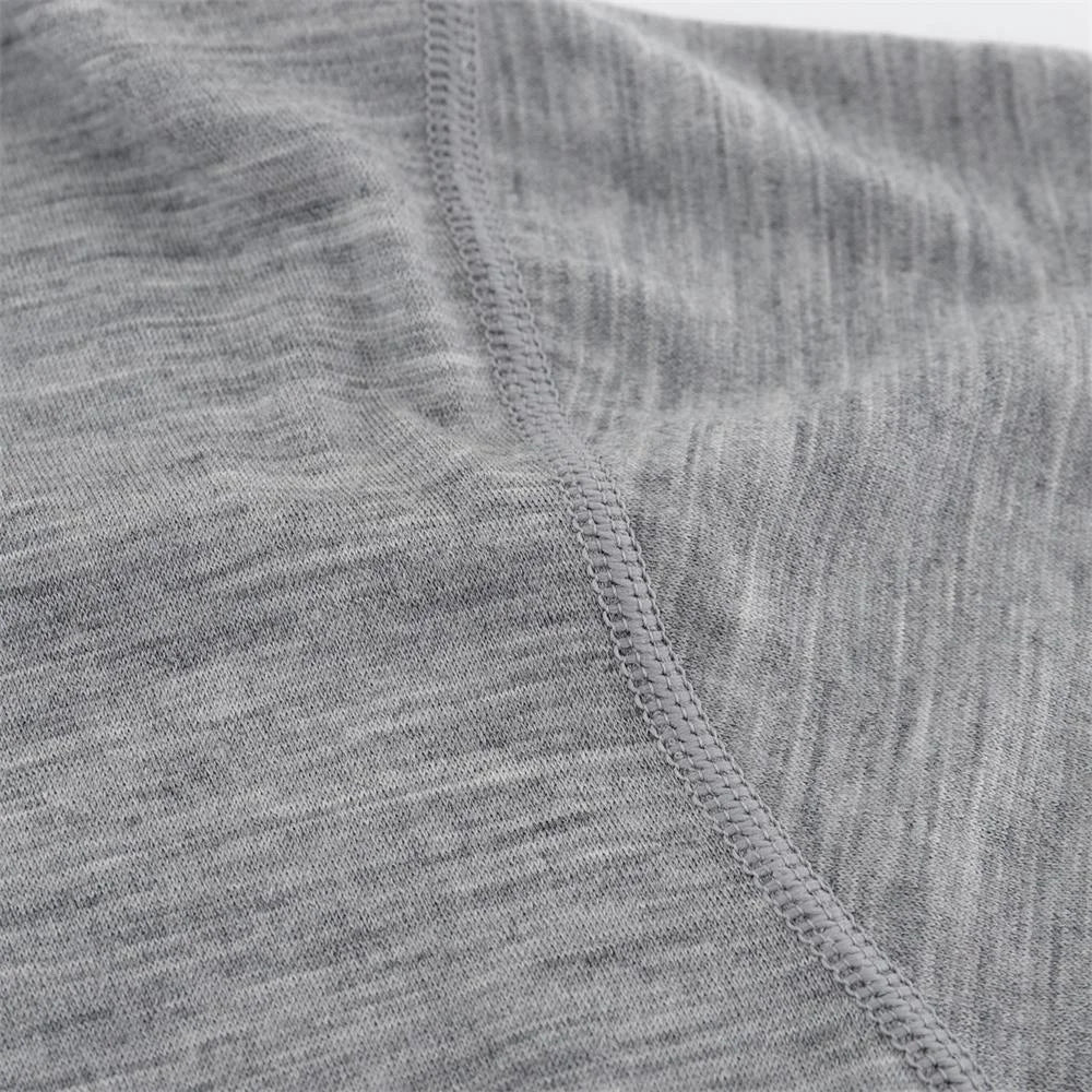 Obrius Men Cotton T-shirt Gray