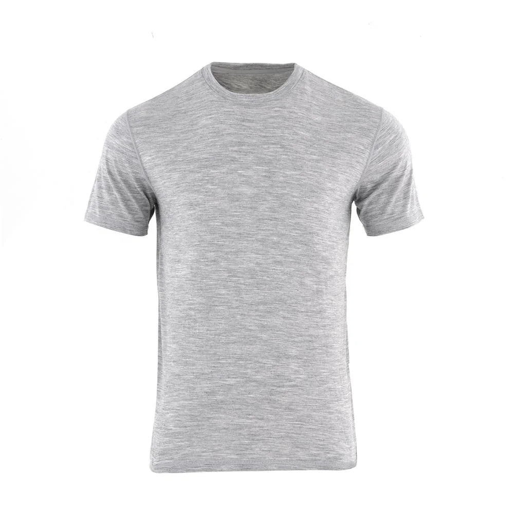 Obrius Men Cotton T-shirt Gray