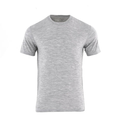 Obrius Men Cotton T-shirt Gray