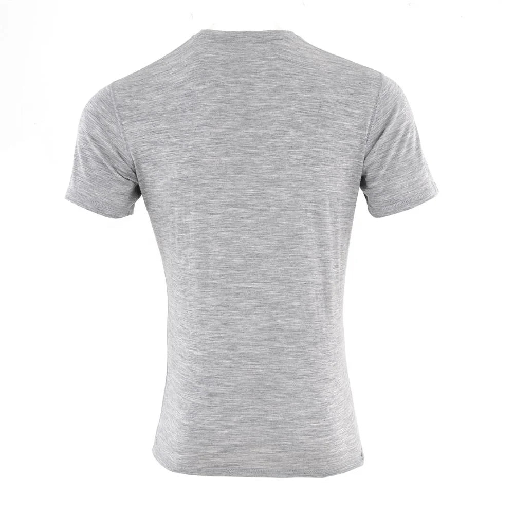 Obrius Men Cotton T-shirt Gray