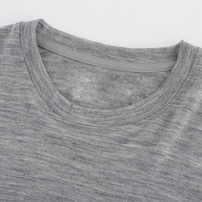 Obrius Men Cotton T-shirt Gray