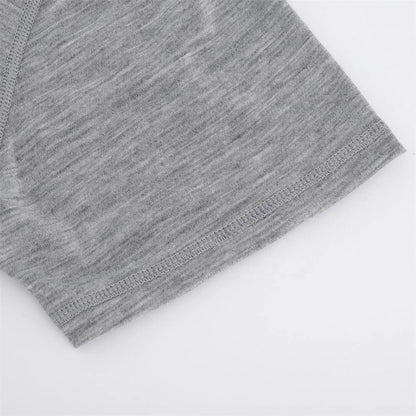 Obrius Men Cotton T-shirt Gray