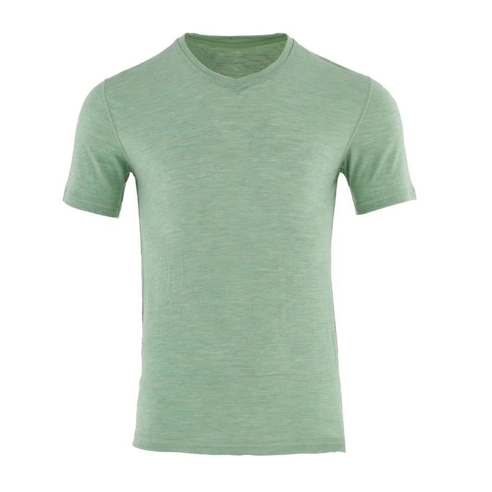 Obrius Men Cotton T-shirt in Green
