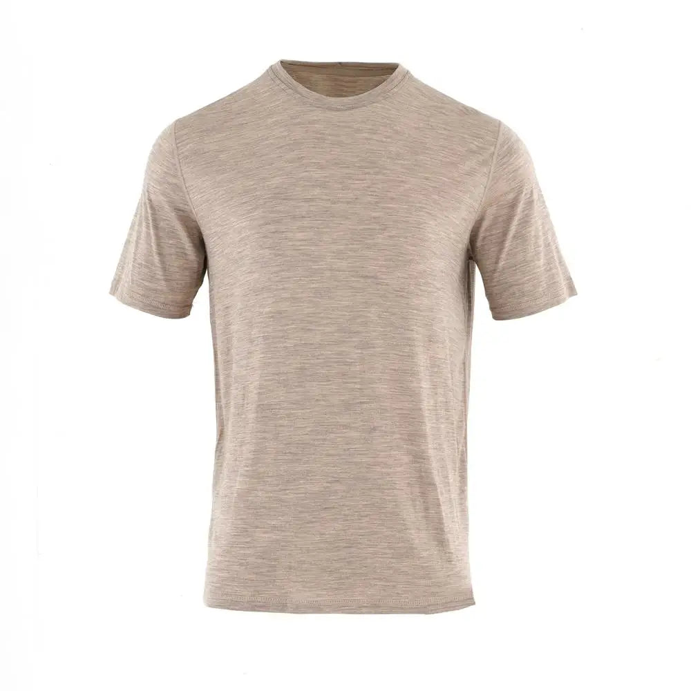 Obrius Men Cotton T-shirt in Khaki