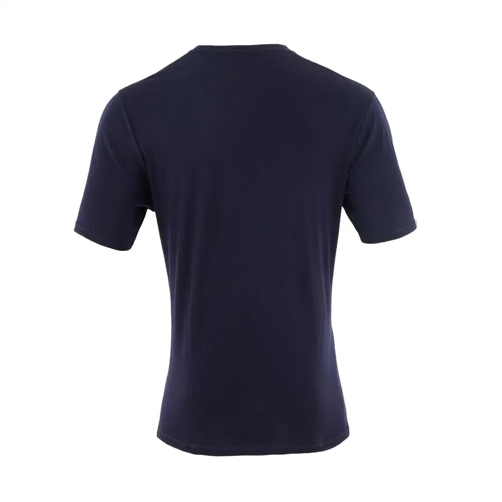Obrius Men Cotton T-shirt Navy Blue