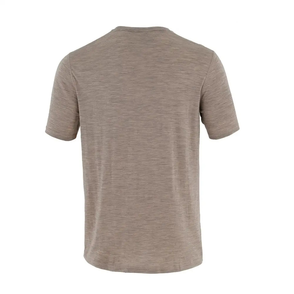 Obrius Men Cotton T-shirt in Khaki