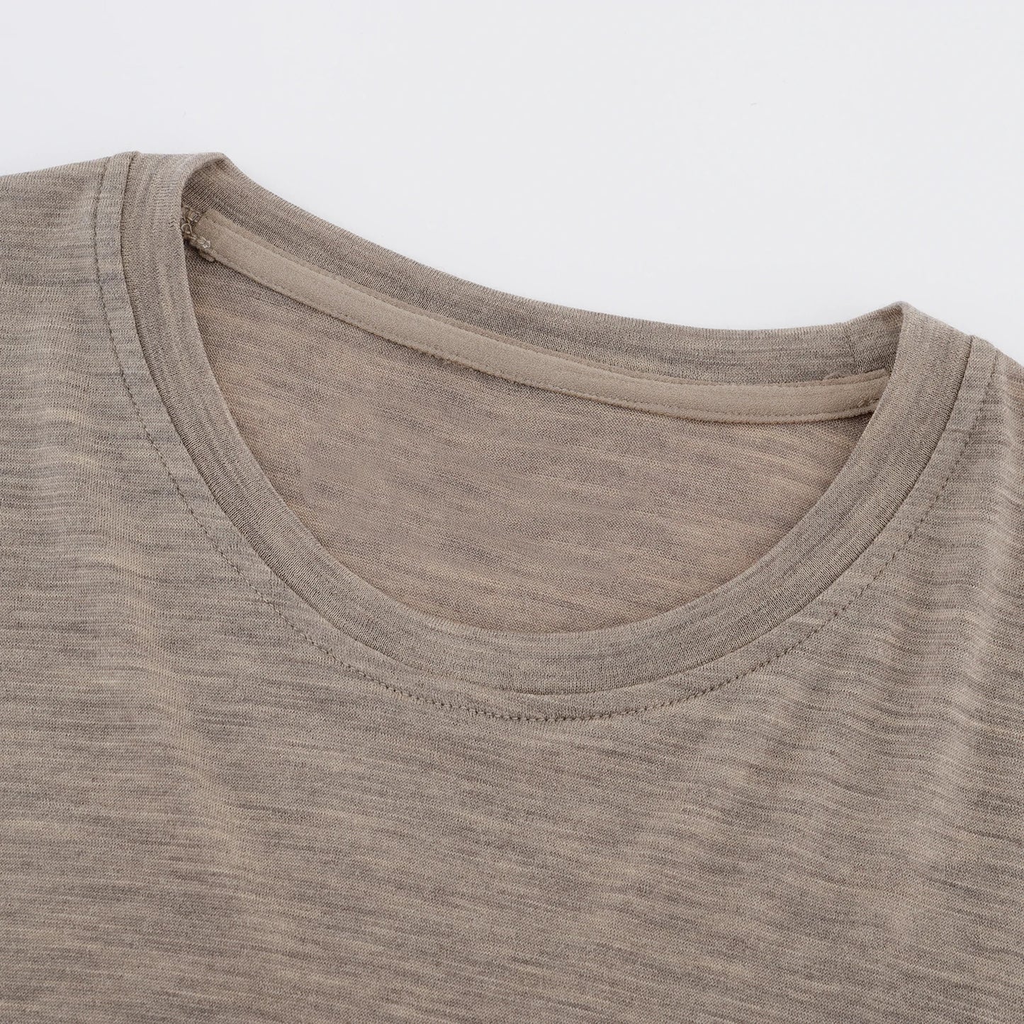 Obrius Men Cotton T-shirt in Khaki
