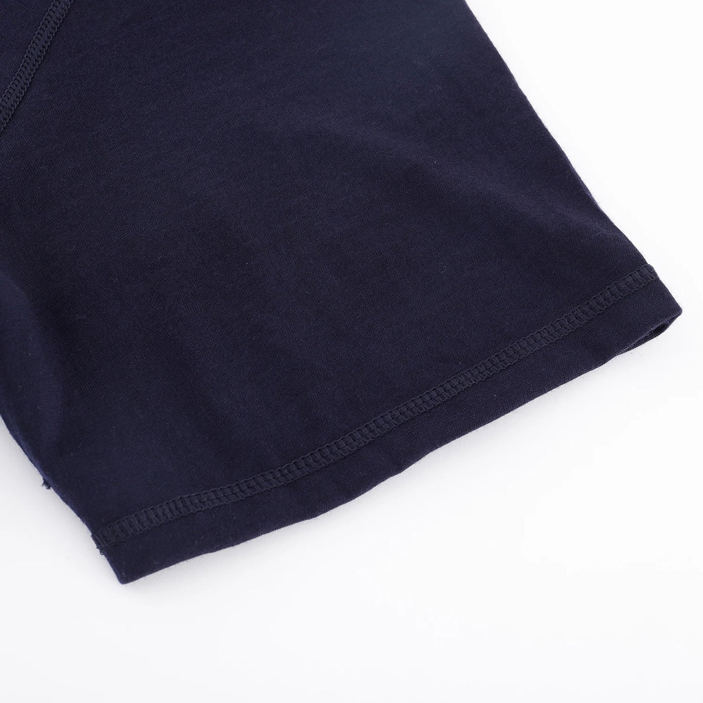 Obrius Men Cotton T-shirt Navy Blue