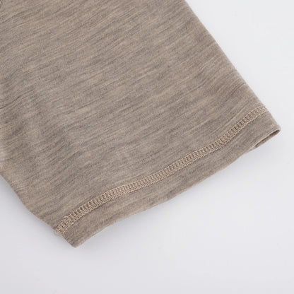 Obrius Men Cotton T-shirt in Khaki