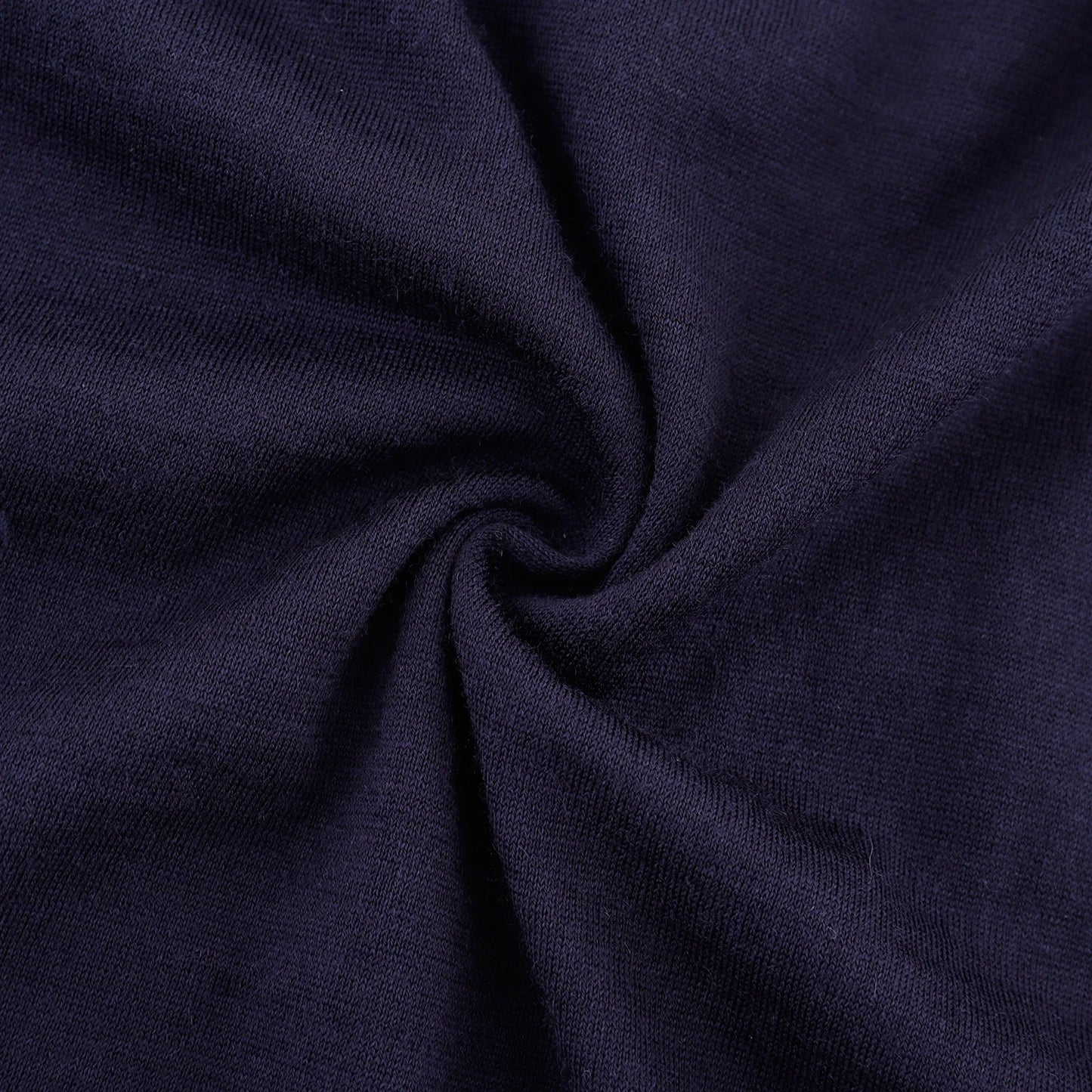 Obrius Men Cotton T-shirt Navy Blue